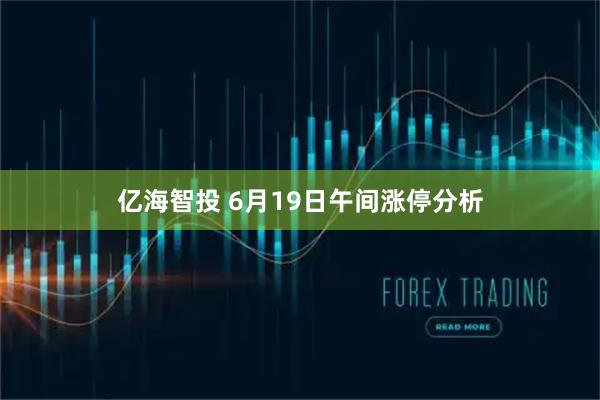 亿海智投 6月19日午间涨停分析