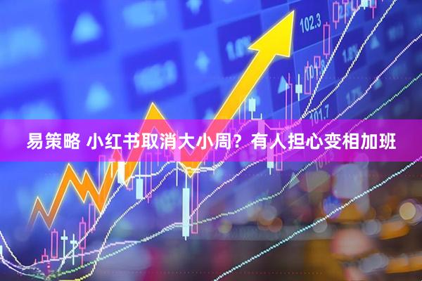 易策略 小红书取消大小周？有人担心变相加班