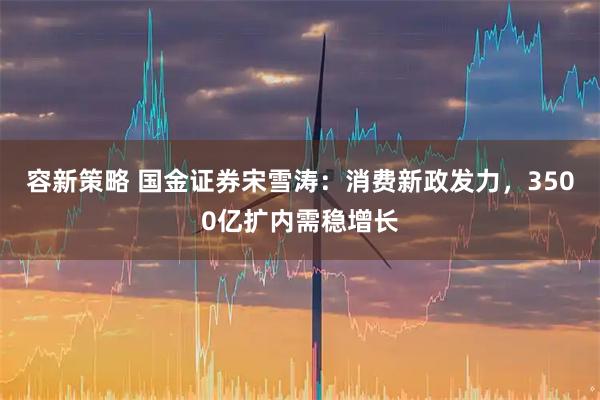 容新策略 国金证券宋雪涛：消费新政发力，3500亿扩内需稳增长